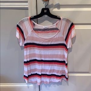 Striped short-sleeved Splendid tee